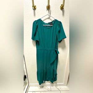 Alex Marie Teal Mid-Length Dress (Size 8)